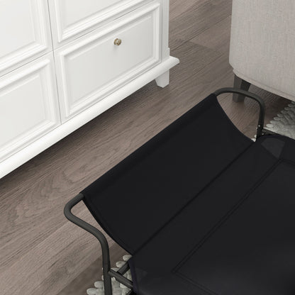 PawHut Raised Pet Bed with Slope Headrest, Washable Breathable Mesh, Foot Pads, for Small, Medium Dogs, 91 x 69 x 29cm