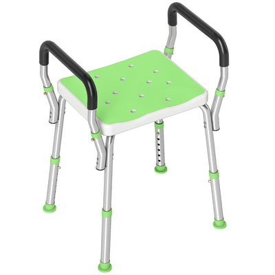 HOMCOM 57-69cm Aluminium Frame Bath Seat 