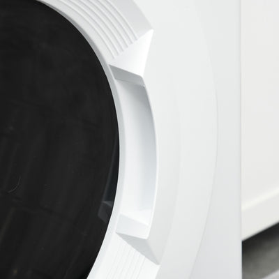 HOMCOM 6kg Vented Tumble Dryer, Freestanding, Wall Mounted, Stackable, Portable Dryer with 7 Programmers, White 