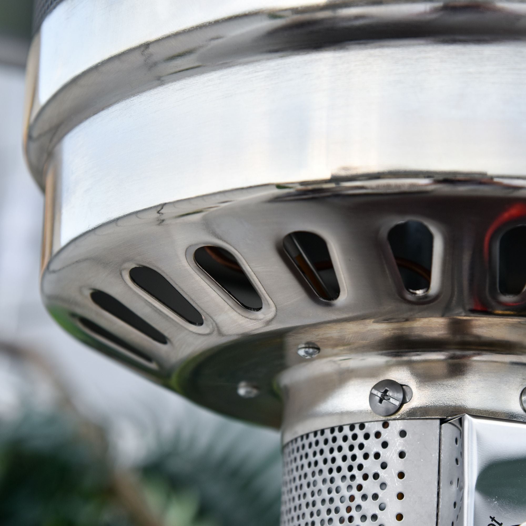 Outsunny 12KW Patio Gas Heater Freestanding Outdoor Garden Heating Rattan Furniture Wicker Table Top 