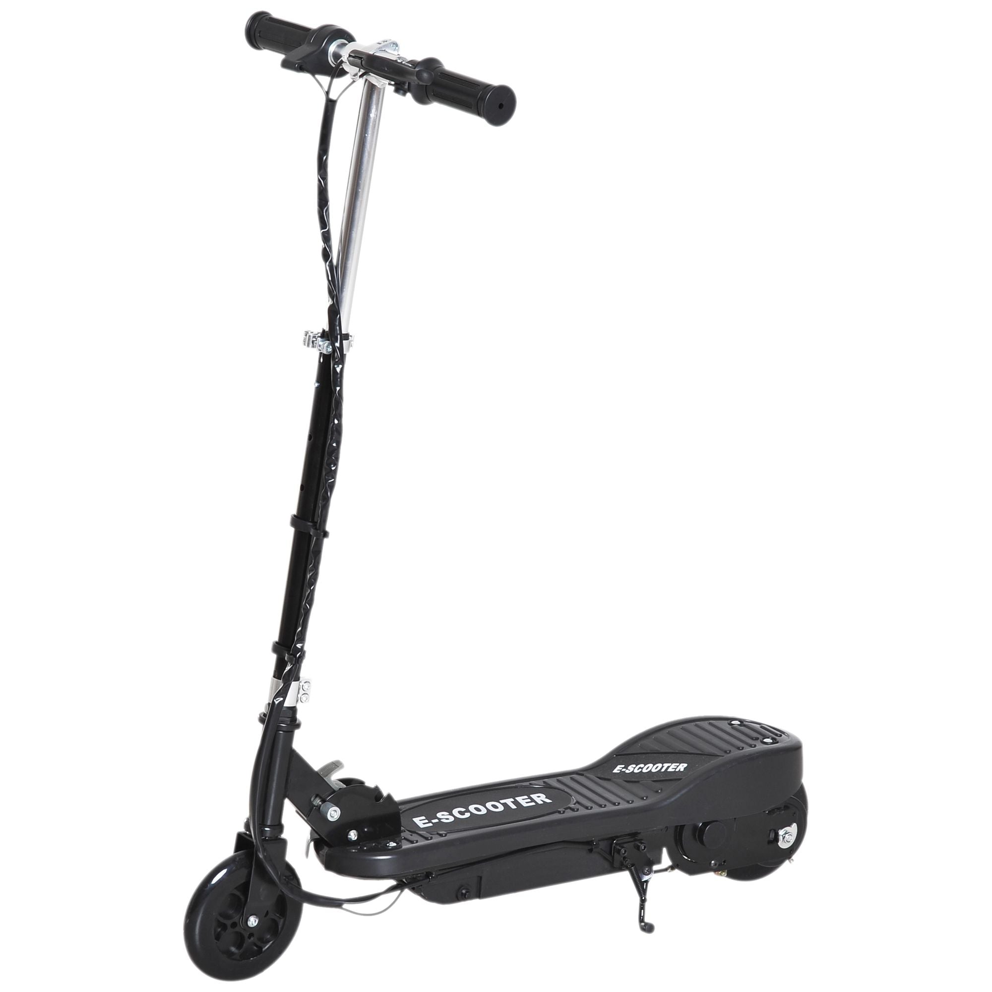 HOMCOM Folding Kids Electric Scooter Ride on Toy, Age 7-14-Black 