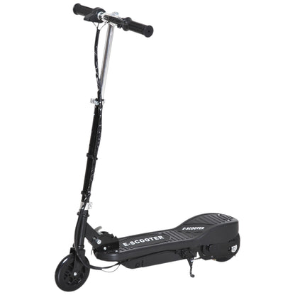 HOMCOM Folding Kids Electric Scooter Ride on Toy, Age 7-14-Black 