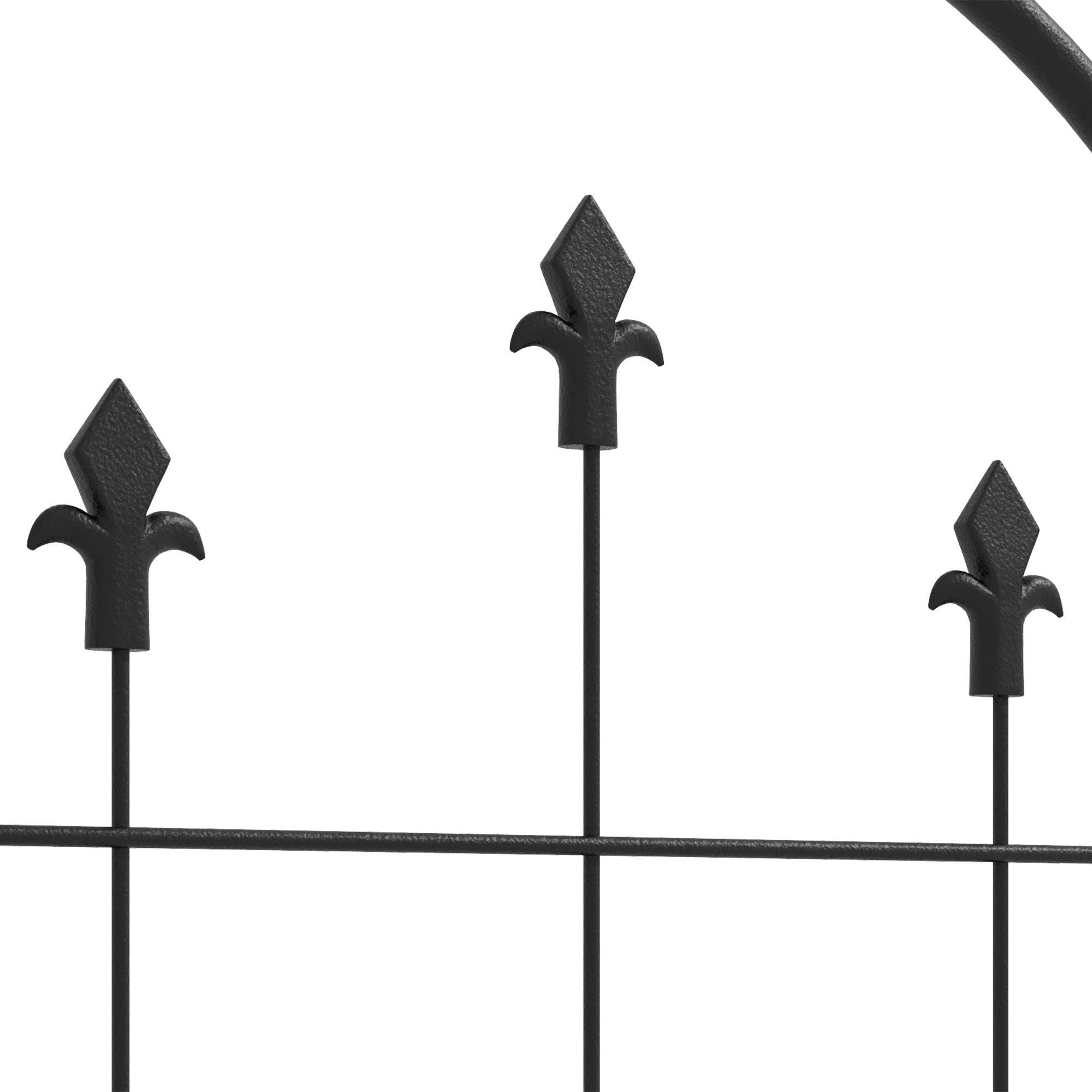 Outsunny Set of Four Spiral Anchor Garden Trellis Panels 