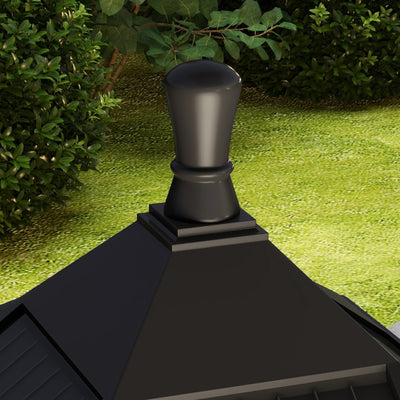 Outsunny 1.3 m Garden Lamp Post Light, LED Outdoor Solar Post Lights, Waterproof IP44 for Patio, Garden, Pathway, Cool White 