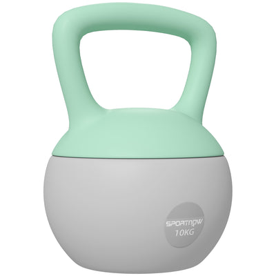 SPORTNOW 10KG Kettlebell, Soft Kettle Bell with Non-Slip Handle for Home Gym Weight Lifting and Strength Training 