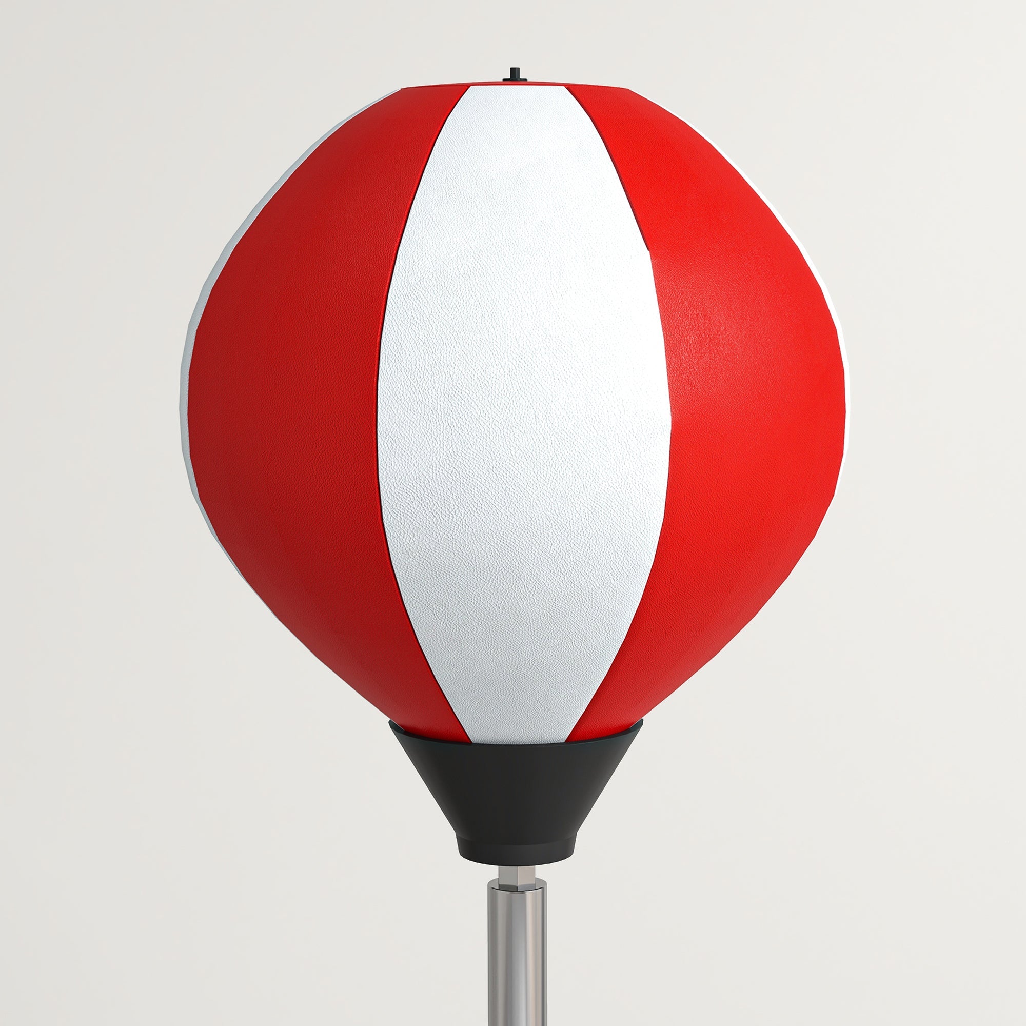 HOMCOM Punching Bag with Stand, Free Standing Boxing Set, Speed Bag with Speedball Adjustable Height from 126cm to 144cm for Teens, Red 