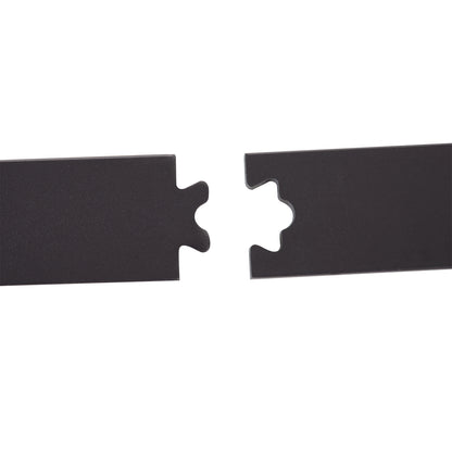 HOMCOM 6ft Modern Single Sliding Barn Door Track Kit Set Closet Hardware for Single Wooden Door 