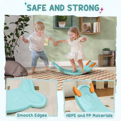 AIYAPLAY Balance Board for Kids Balance Training & Sensory Play, Light Blue 