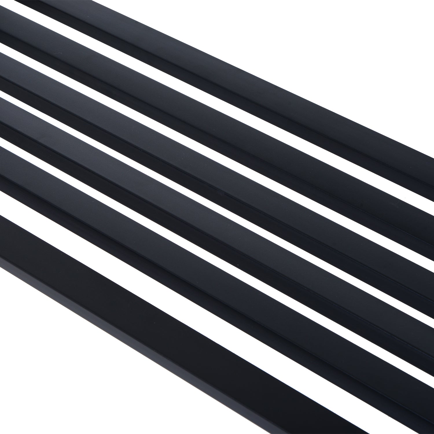 Outsunny 127L x 60W x 85H cm Powder Coated Garden Bench for Patio Backyard, Steel-Black 