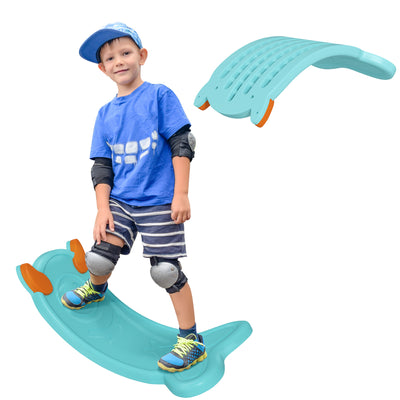 AIYAPLAY Balance Board for Kids Balance Training & Sensory Play, Light Blue 