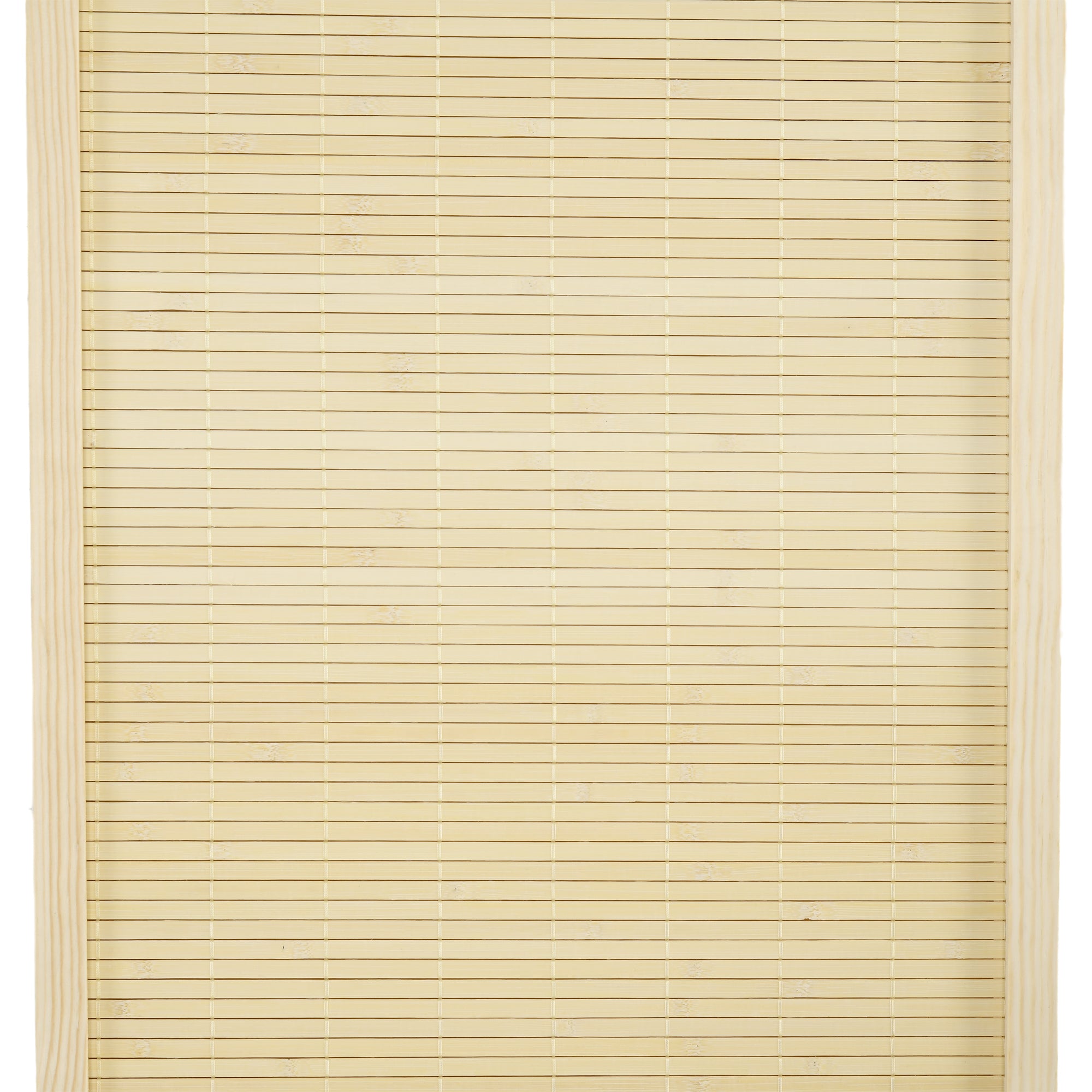 HOMCOM Room Divider, Freestanding Privacy Screen, 4 Panel Folding, 180 x 180cm, Natural 
