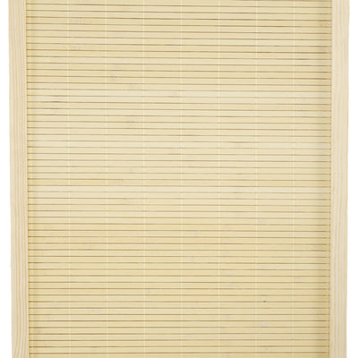 HOMCOM Room Divider, Freestanding Privacy Screen, 4 Panel Folding, 180 x 180cm, Natural 