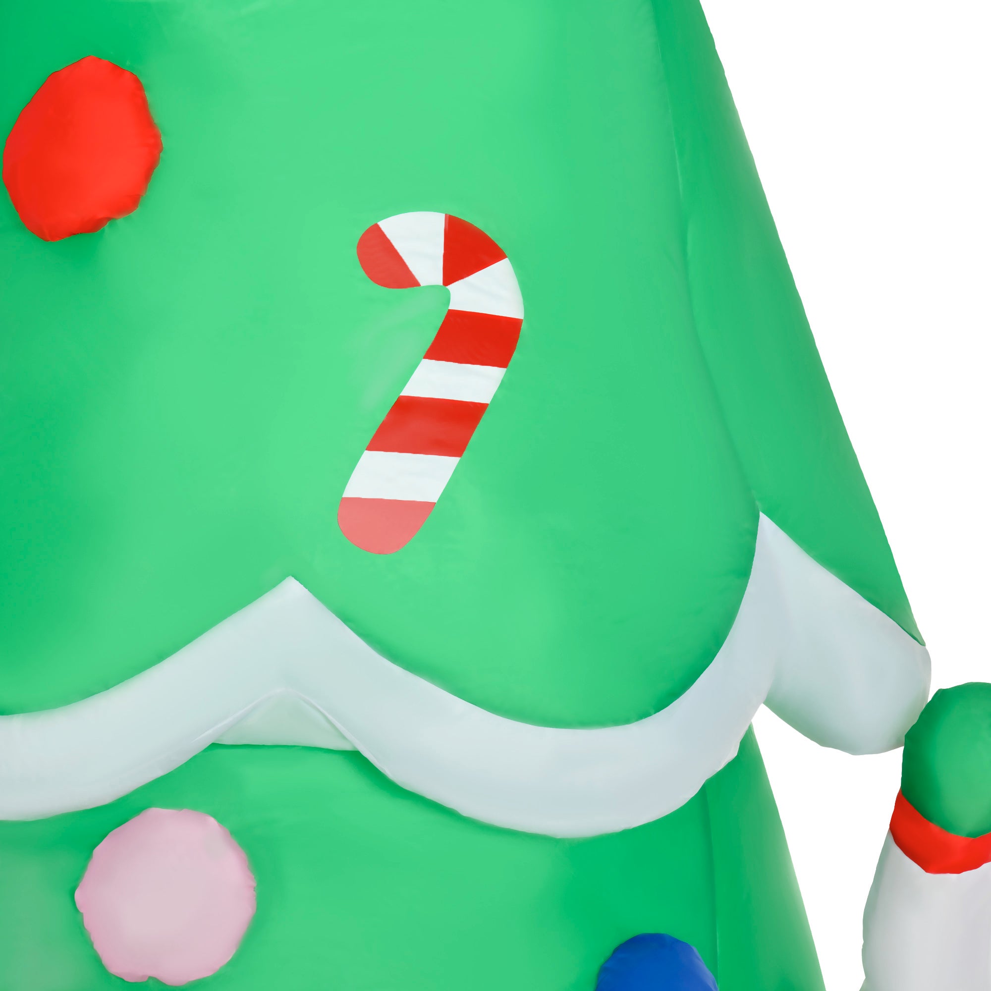 HOMCOM 7FT Christmas Inflatable Tree LED Lighted for Indoor Outdoor Decoration 