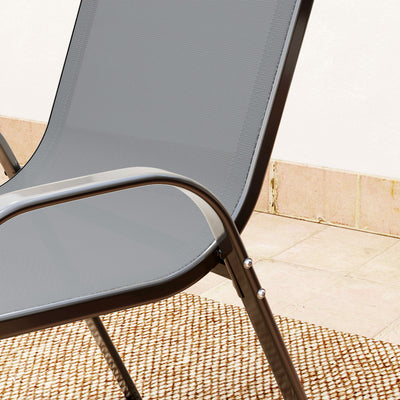 Outsunny Three-Piece Outdoor Garden Set - Grey 
