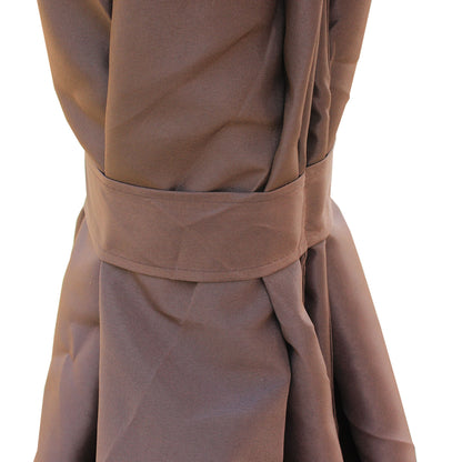 Outsunny 3 x 4m Garden Gazebo, Double Roof Marquee Canopy Shelter with Sidewalls, Solid Steel Frame for Garden, Lawn, Backyard and Deck 