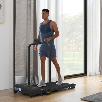 HOMCOM 2.5HP Walking Pad Treadmill, Folding Under Desk Treadmill, Walking Machine, 1-10km/h, with Remote Control 
