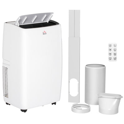 HOMCOM 12,000 BTU Mobile Air Conditioner, Grade A Rated - White 