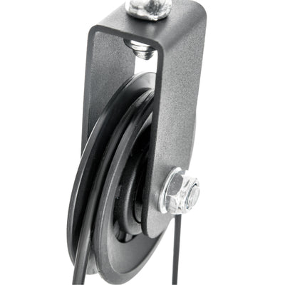 SPORTNOW Cable Machine Pulley System, Lats Pull Down System, with DIY Loading Weight Pin 
