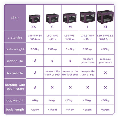 PawHut 48.5cm Pet Carrier, with Cushion, for Miniature Dogs - Purple 