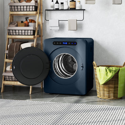 HOMCOM 5kg Compact 40-60℃  Tumble Dryer Blue 
