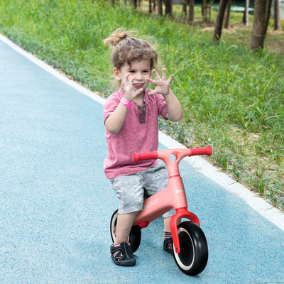 AIYAPLAY Baby Balance Bike, with Adjustable Seat, for 1.5-3 Years - Pink 
