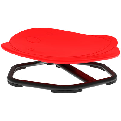 AIYAPLAY Planet-Shaped-kids Swivel Chair, Sensory Spinning Chair for Balance, Coordination Training, Red 