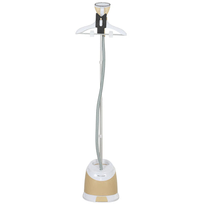 HOMCOM 1800W Standing Clothes Steamer, with Accessories - Grey 