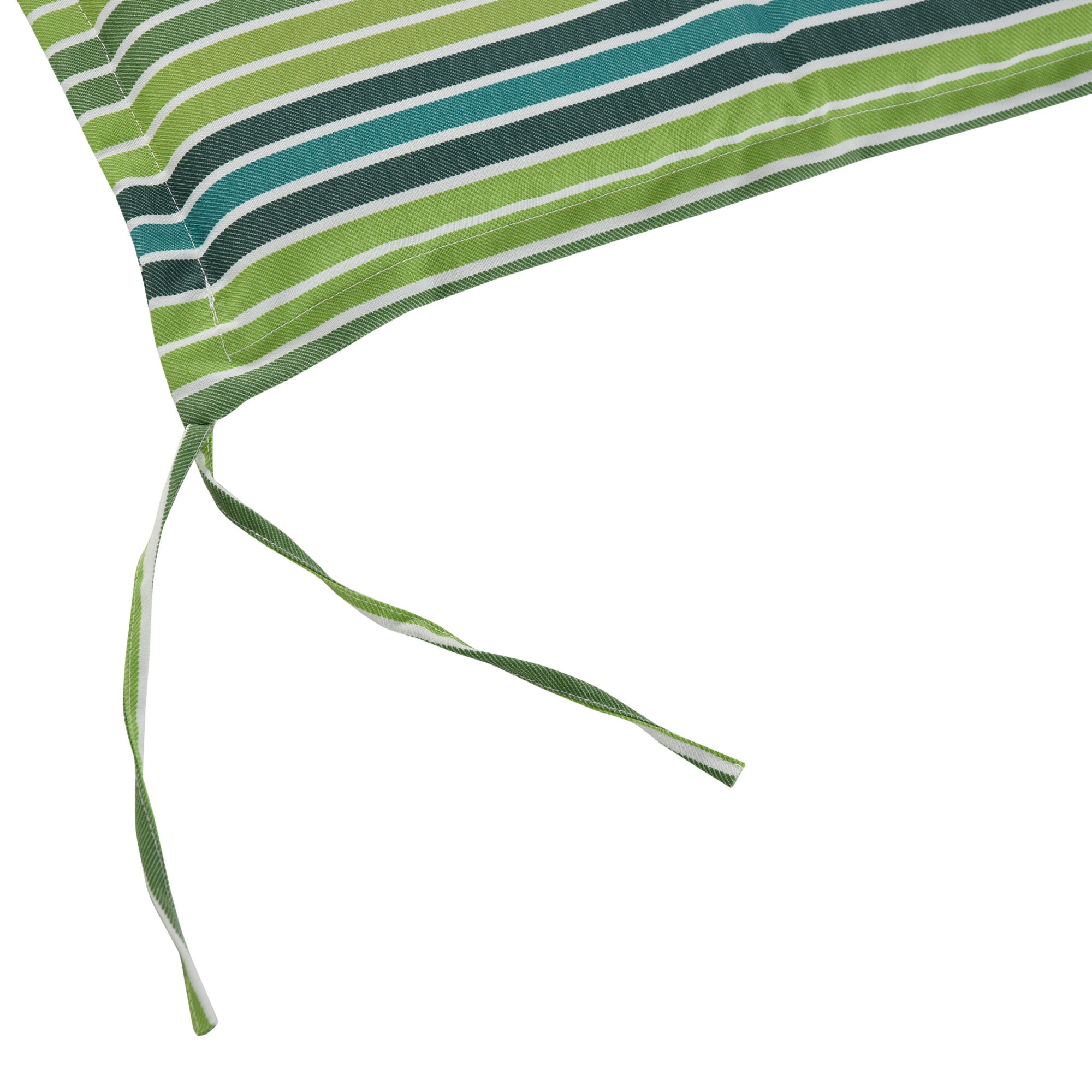 Outsunny Polyester Set Of 2 Swing Chair Cushion Green Stripes 