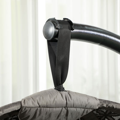 Outsunny Round Egg Basket Chair, with Steel Stand, Sand 