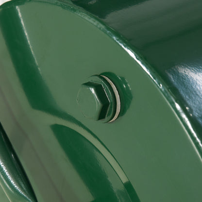Outsunny 40L Lawn Roller Drum Scraper Bar Collapsible Handle Water or Sand Filled Φ32cm Green 
