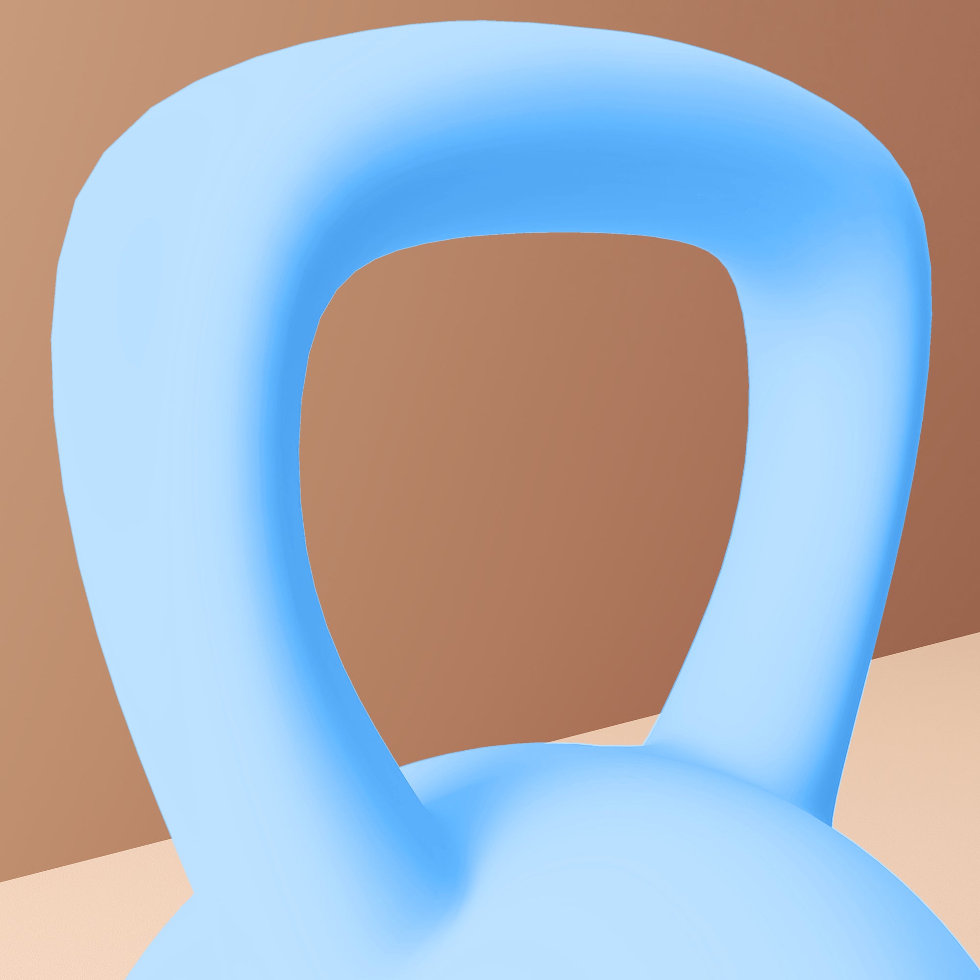 SPORTNOW 6KG Soft Kettlebell, Kettlebell with Non-Slip Handle for Home Gym, Weight Lifting, Strength Training, Light Blue/Grey