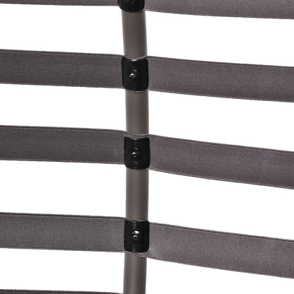 Outsunny Egg Chair with Cushion & Side Pocket - Brown 