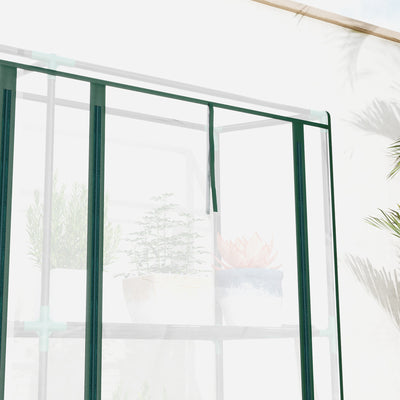 Outsunny 46 x 215cm Nine-Shelf Greenhouse 