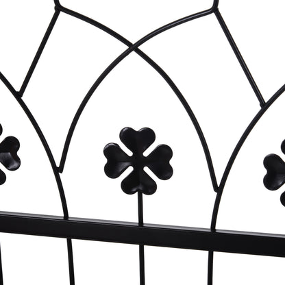 Outsunny Garden Outdoor Entrance Arch with Door Outdoor Patio Decoration for Rose Trellis Arbour Climbing Plant 131L x 49W x 200Hcm 