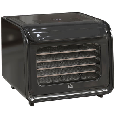 HOMCOM 35-70\'c2\'b0C Six-Tray Food Dehydrator - Black 