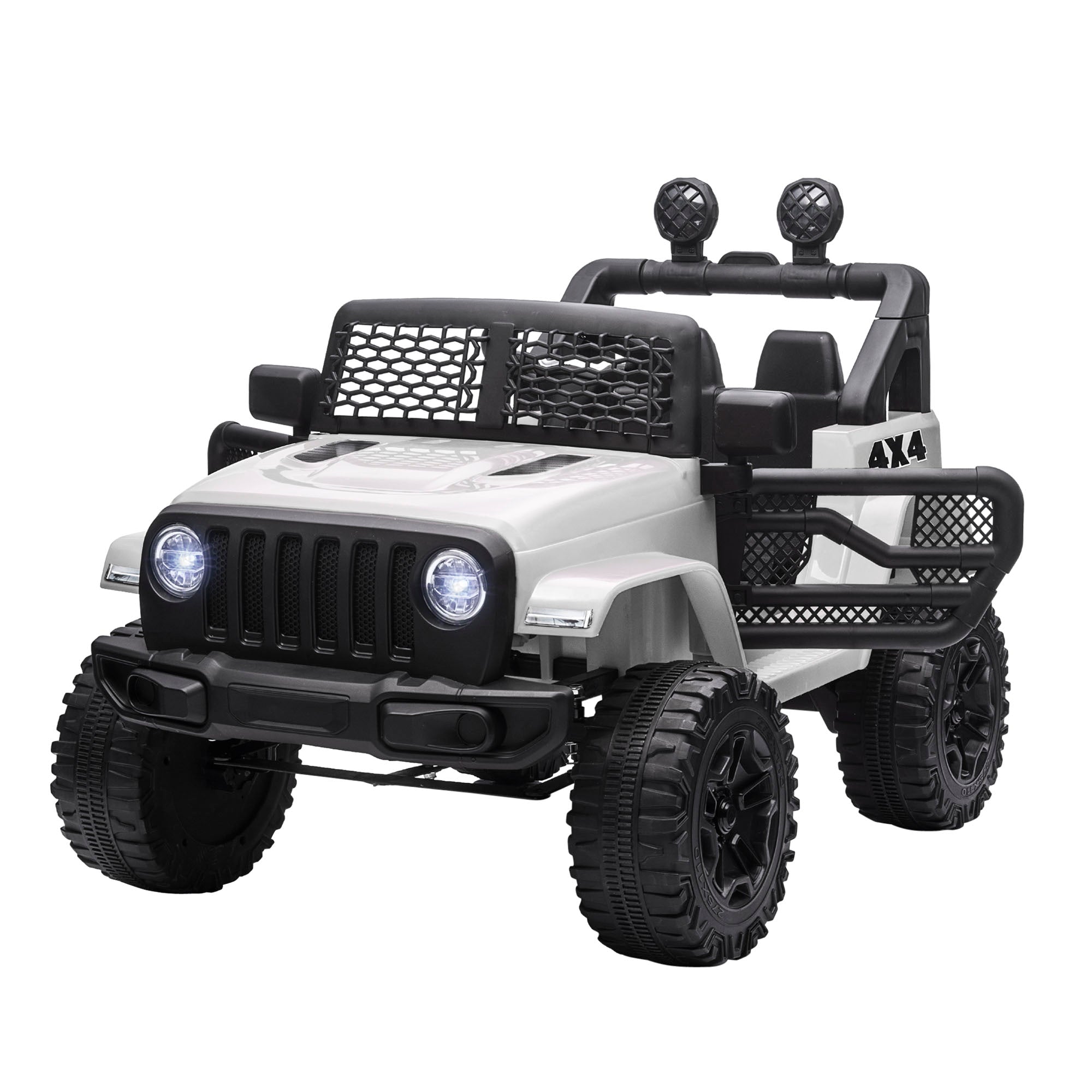 HOMCOM 12V Kids Electric Ride On Car Truck Toy SUV with Remote Control for 3-6 Yrs 