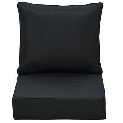 Outsunny 4 Pcs Outdoor Seat and Back Cushion Set Patio Deep Seating Chair Replacement Cushion 