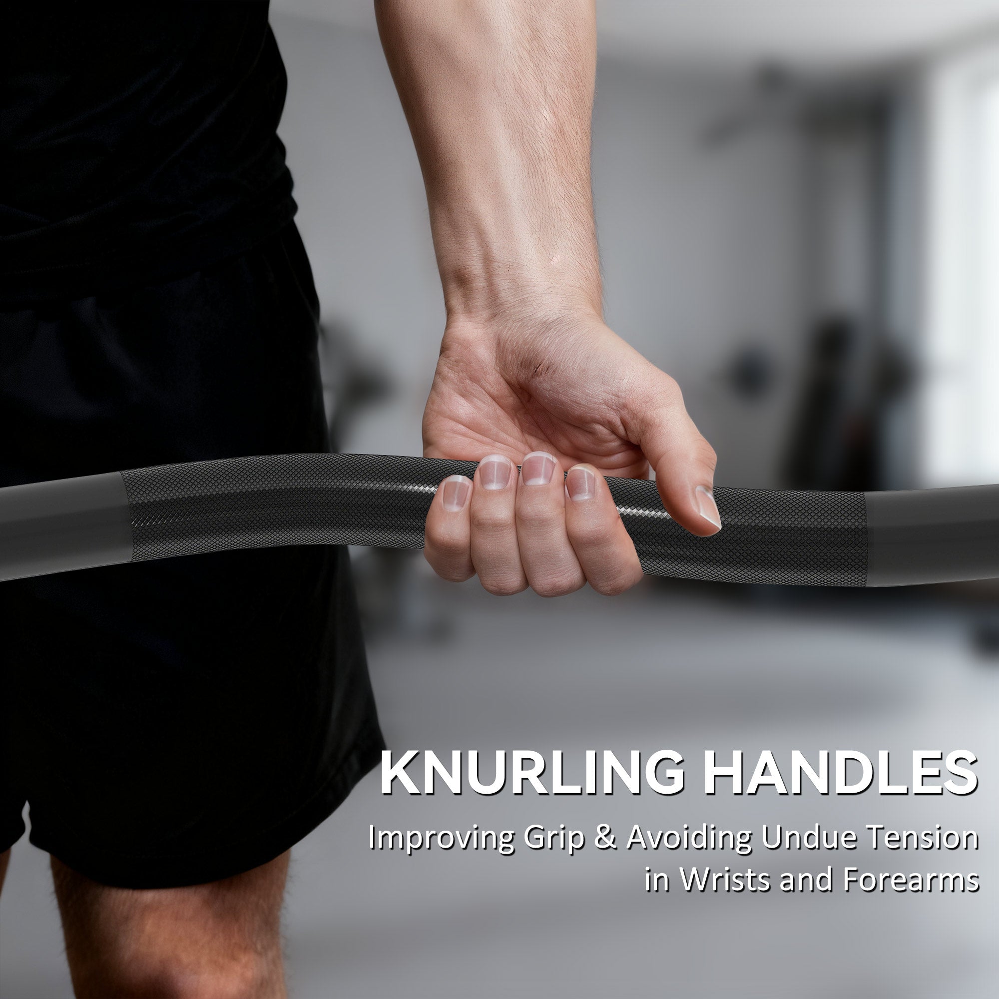 SPORTNOW 4ft Olympic EZ Curl Bar, Barbell Bar for 2" Weight Plates with Non-Slip Hand Grip 120cm 