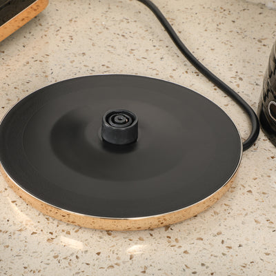 HOMCOM 3kW Rapid Boil Honeycomb Kettle - Black 
