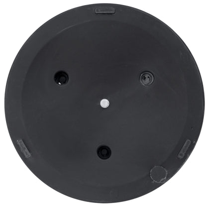 Outsunny 14kg Round Cement Parasol Base Umbrella Weight Stand Holder Fits Φ35mm,Φ38mm,Φ48mm Pole for Patio Outdoor Garden - Black 
