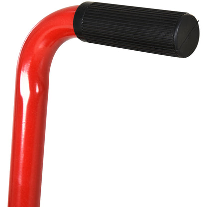 DURHAND 150KG Steel Motorbike Jack Lift Rubber Platform Crank Lift Manual Repair Clean Hoist Table Assist Off-Road Dirt Bike Stand Red 27.5/39.5 Hcm 