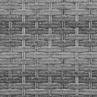 Outsunny PE Rattan Sun Loungers set of 2 with Cushion, Outdoor 2 Pieces Garden Sunbed Furniture with 4-Level Recliner Backrest, and Armrest, Grey 