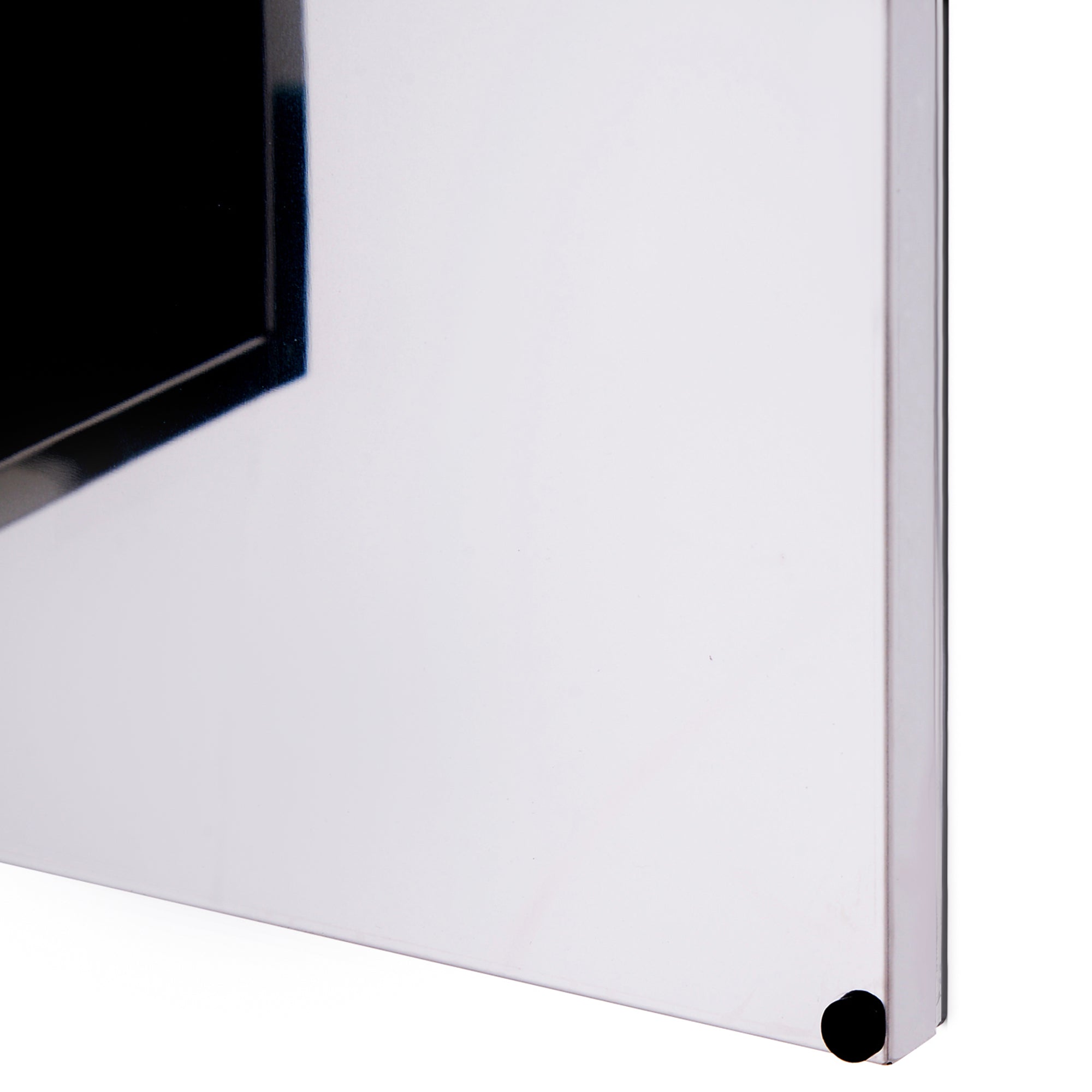 HOMCOM Stainless Steel Wall-mounted Bathroom Mirror Storage Cabinet 300mm (W) 