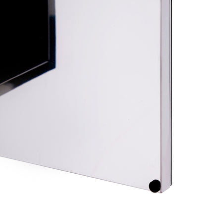 HOMCOM Stainless Steel Wall-mounted Bathroom Mirror Storage Cabinet 300mm (W) 