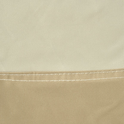 Outsunny 600D Oxford Cloth Furniture Cover 3 Seat Rattan Chair Protector Large Garden Patio Outdoor Waterproof L152 x W87 x H58-79cm 