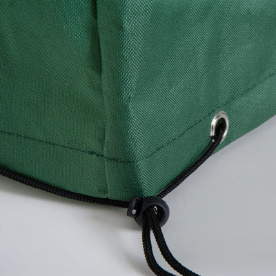 Outsunny 600D Oxford Patio Set Cover Outdoor Garden Rattan Furniture Protection Cover Protector Waterproof Anti-UV, Green, 210 x 140 x 80cm 
