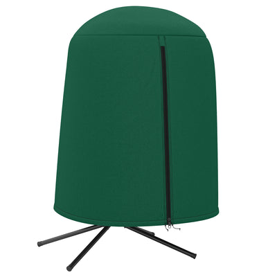 Outsunny 190 x Φ128cm Hanging Egg Chair Furniture Cover - Green 