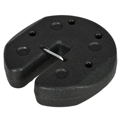 Outsunny 12KG Gazebo Weights Set of 4, Weights for Gazebo Legs with Reinforce Pins and Carry Belt, for Canopies Marquees Tents 