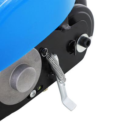 HOMCOM Foldable Electric Scooter for Kids 12V 120W W/Brake Kickstand -Blue 