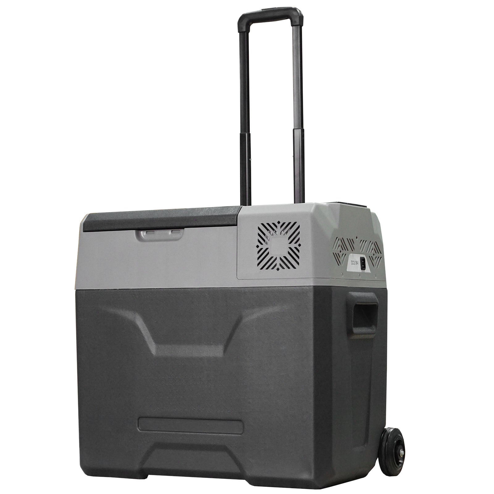 HOMCOM Car Refrigerator, Portable 12/24V 50 Litre Compressor Fridge Freezer, Electric Cooler Box for Camping, Travel, Picnic, Down to -20\'e2\'84\'83